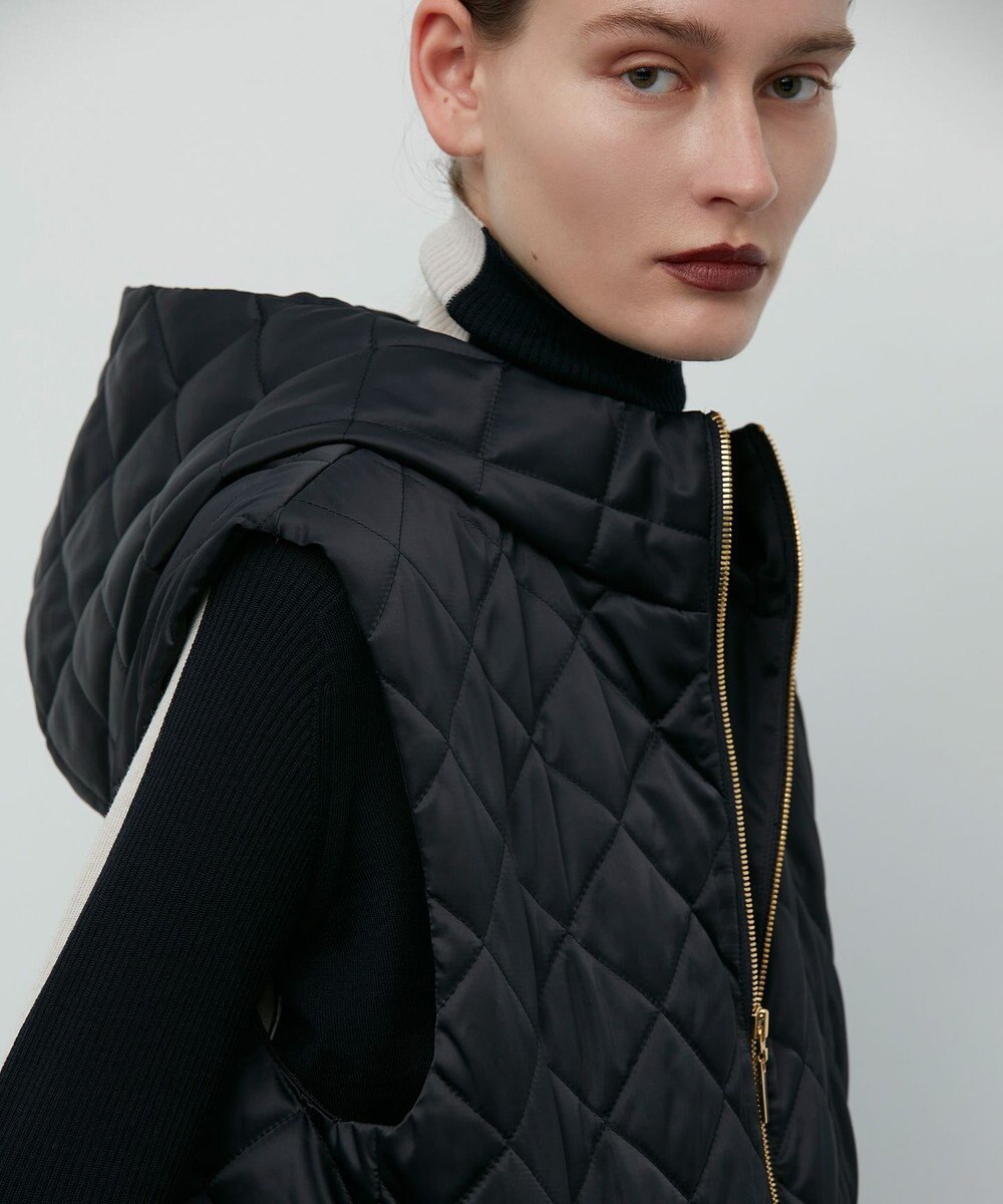 BEIGE， 【S-size】RENARD / フーデッドジレ 