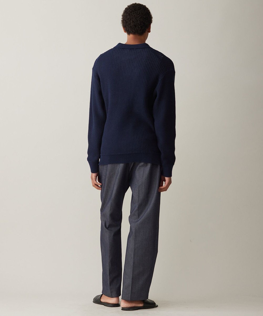 UNFILO MENS メッシュ ニットポロ [24年春夏商品] 