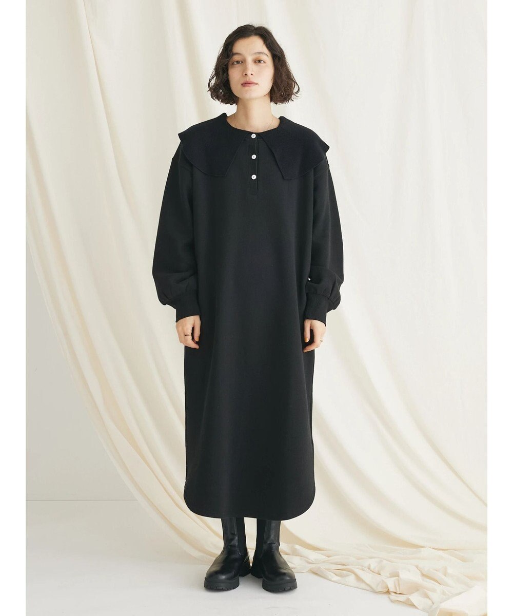 CRAFT STANDARD BOUTIQUE 裏起毛ヘンリーワンピース 