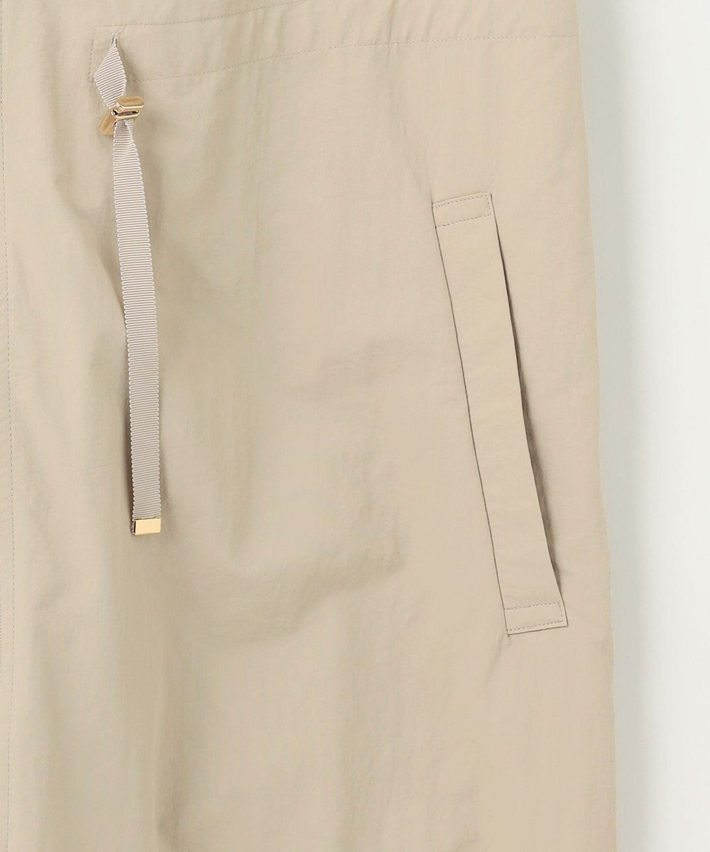 自由区 【撥水加工・UVケア・洗える】ライトグログランフーデッド コート 