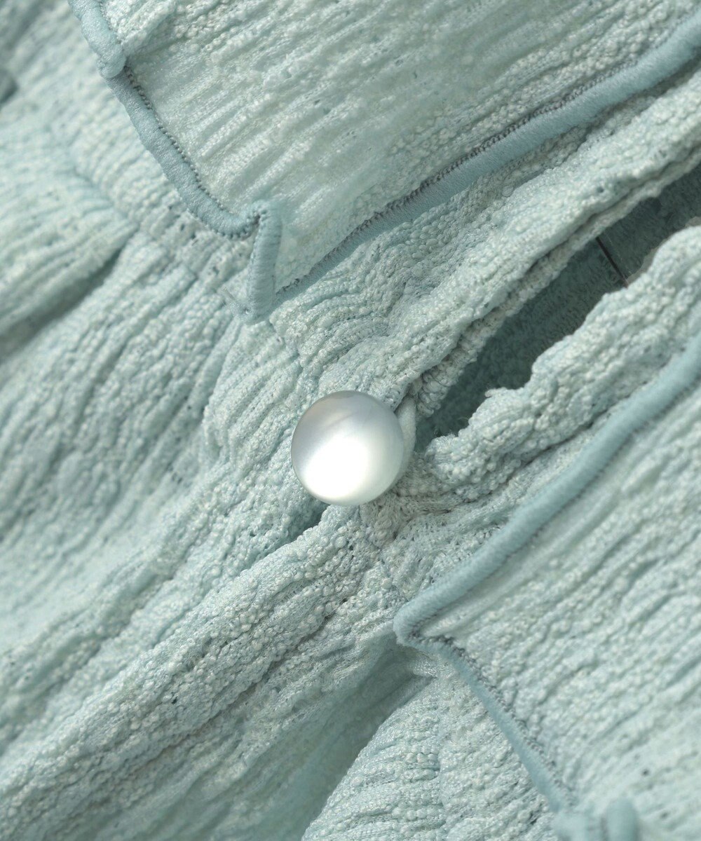 earth music&ecology 【予約】ラッフルカラーカットブラウス 