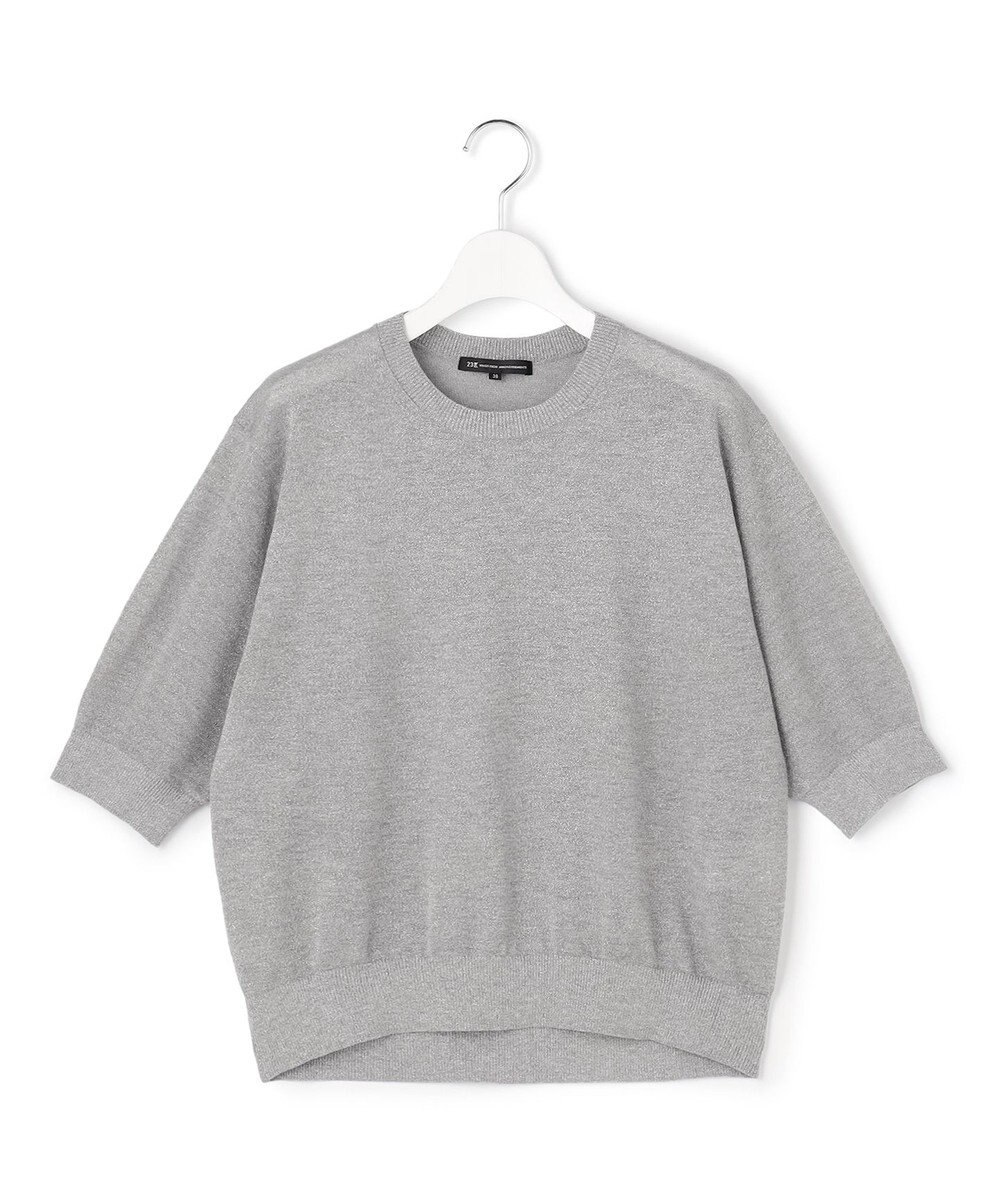 23区 【先行予約】オータムメタリック パフスリーブ ニット Tシャツ 