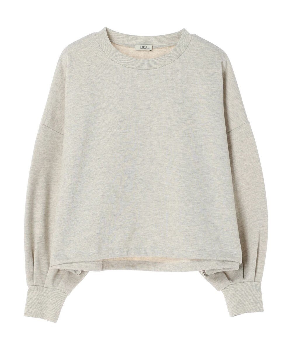 earth music&ecology 裏毛ドロストプルオーバー 