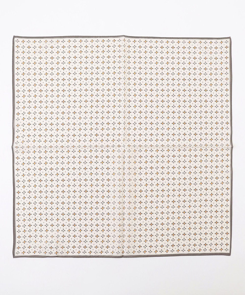 JOSEPH ABBOUD 【日本製】RCF綿ローン 小紋柄プリント スカーフ 