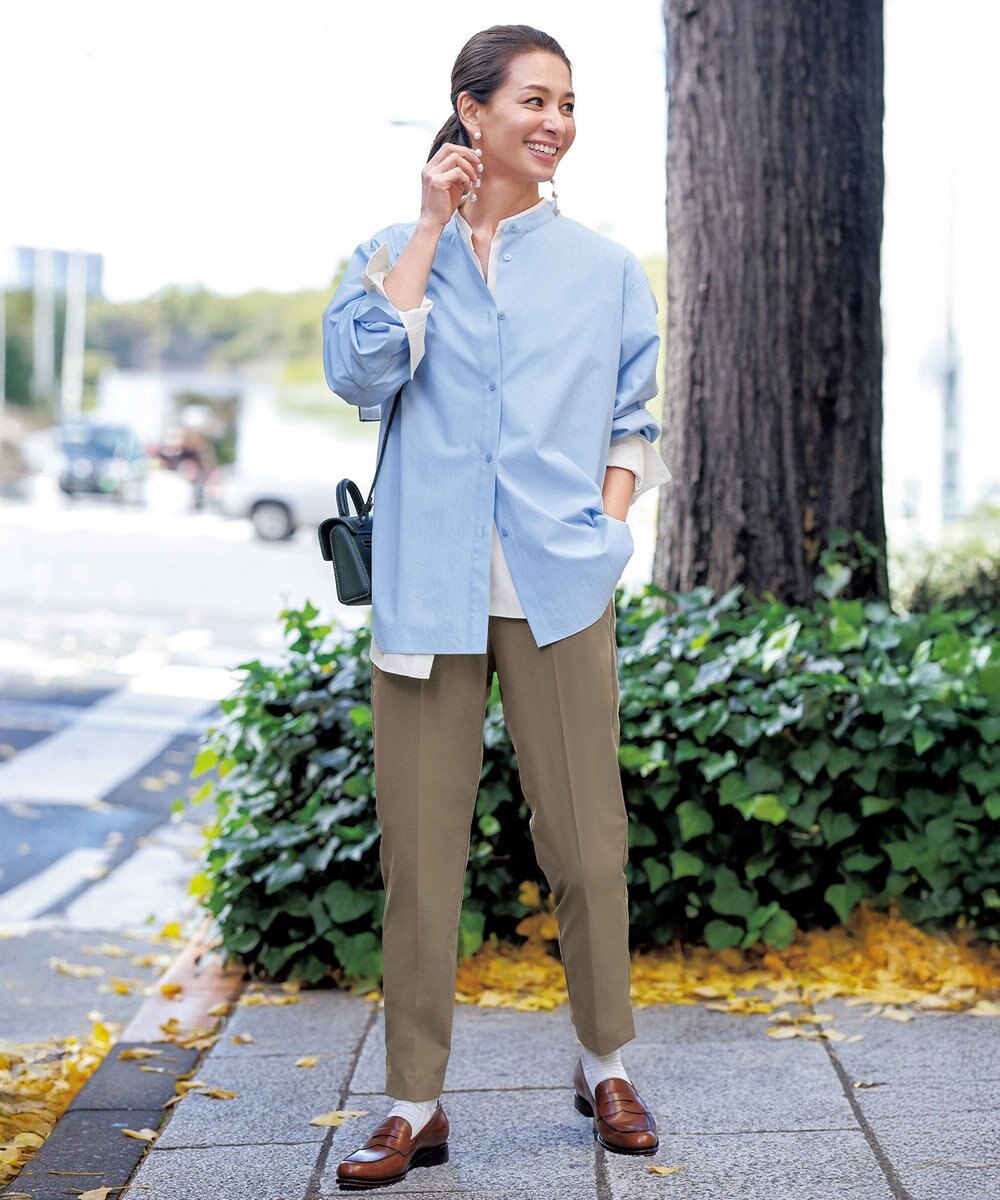 UNFILO FINE MOVE テーパードパンツ 