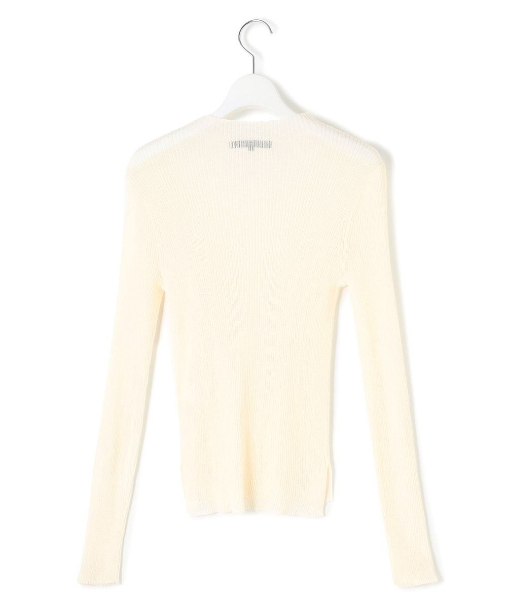 23区 S 【洗える】シアーリブハイネック ニット 