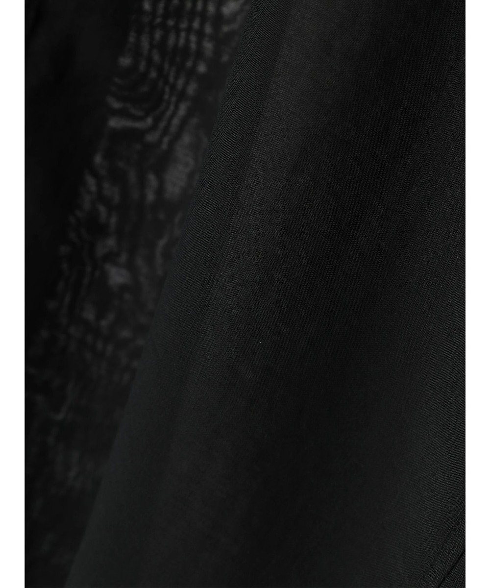 earth music&ecology シアーバンドカラーシャツ 