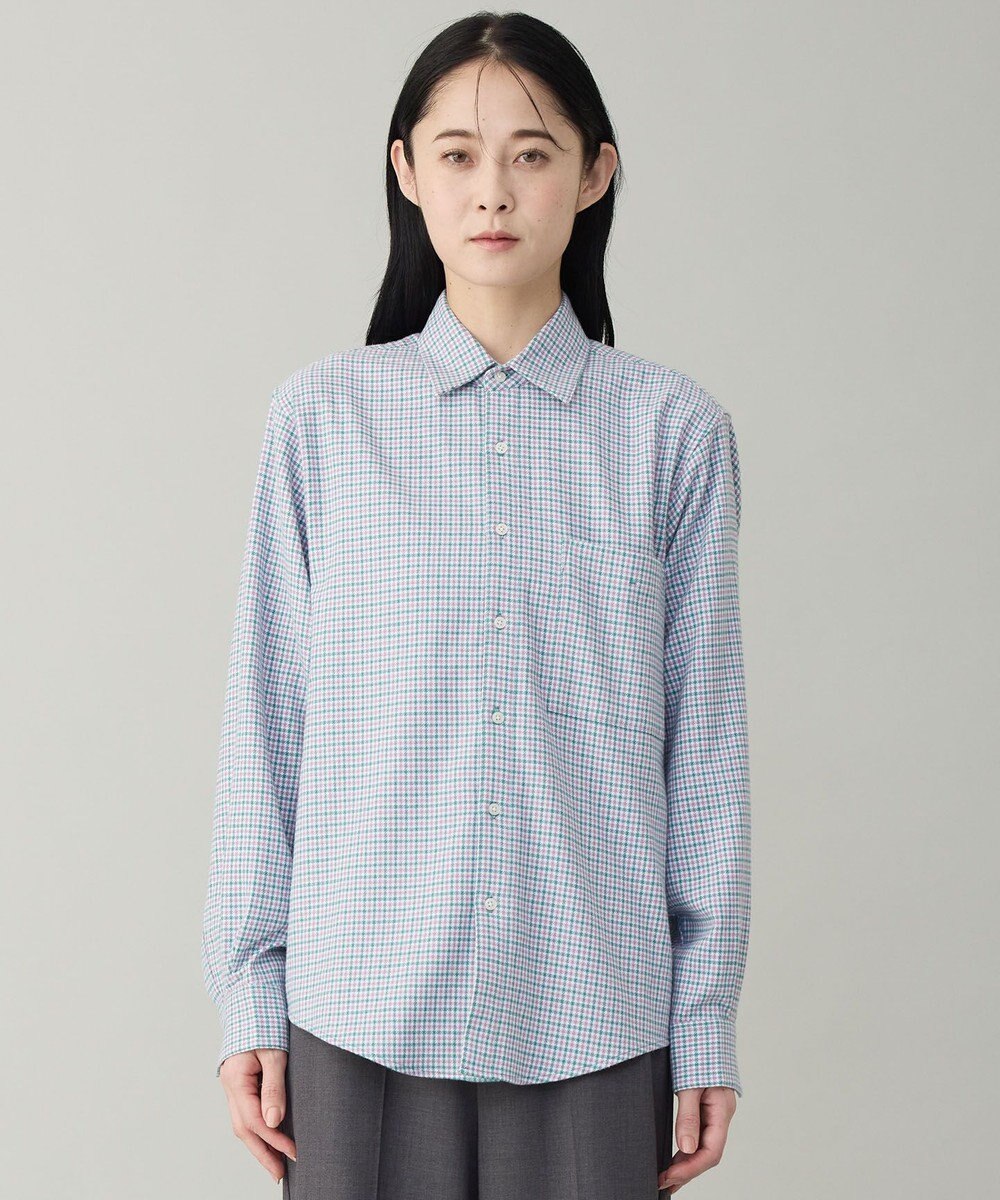 UNFILO MENS 【男女兼用】クリーンチェック ネルシャツ 