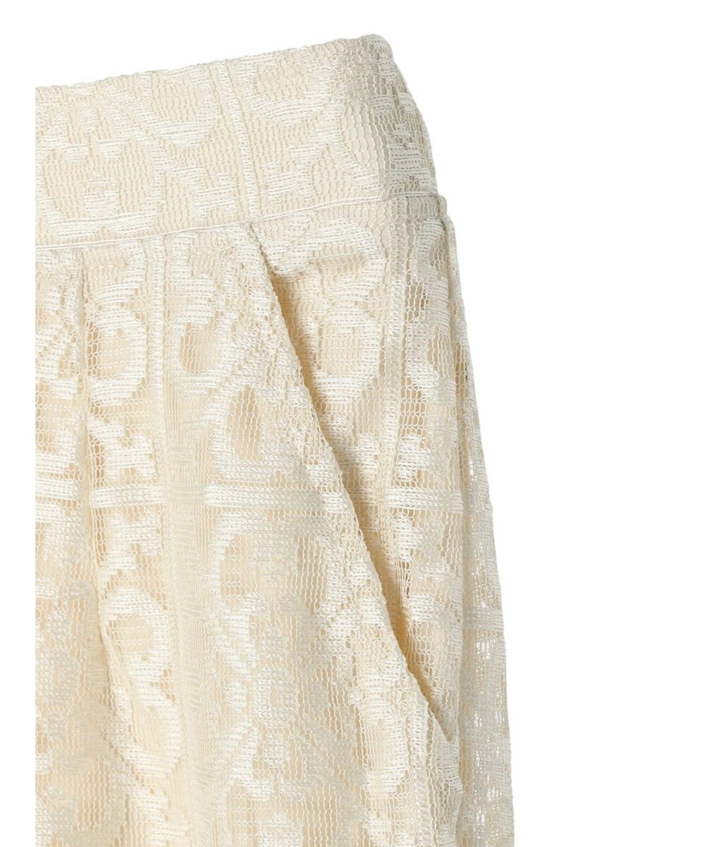 Green Parks 格子柄レースパンツ 