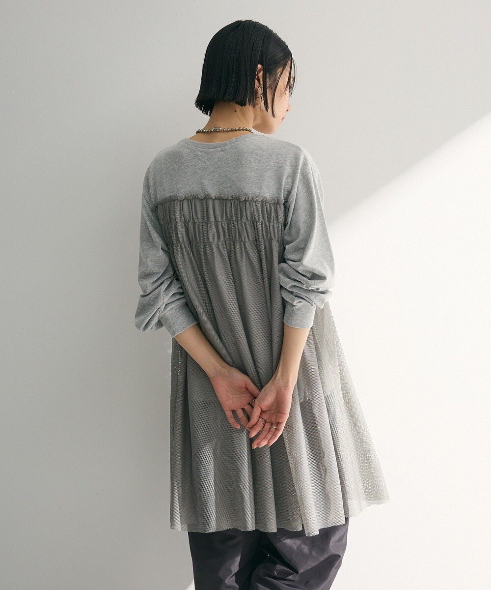 Green Parks メッシュドッキングレイヤーチュニック 