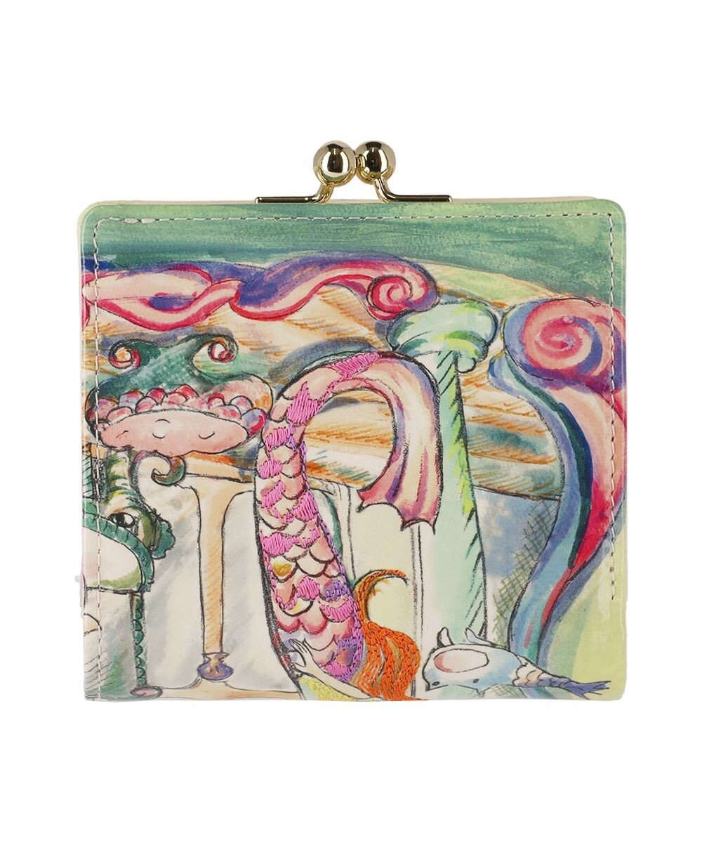 tsumori chisato CARRY マーメイドルーム 2つ折り財布 ミニ財布 がま口 