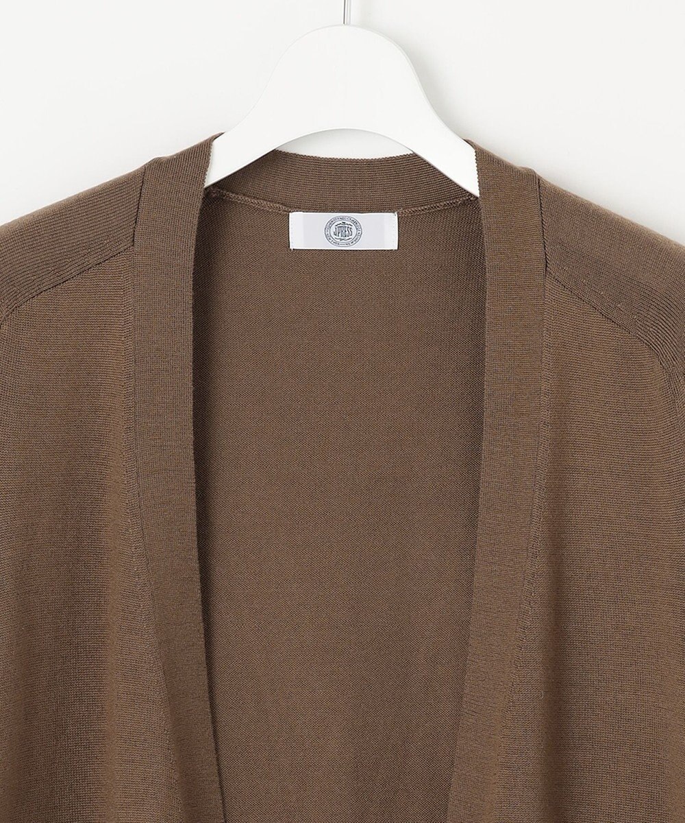 J.PRESS LADIES S 【洗える】KNIT BASIC ロング カーディガン 