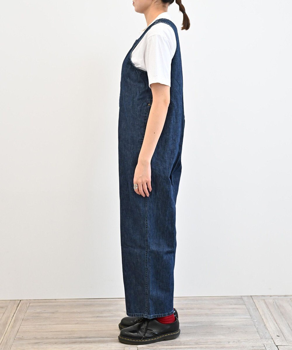 woadblue 【157】SALOPETTE デニムサロペット 