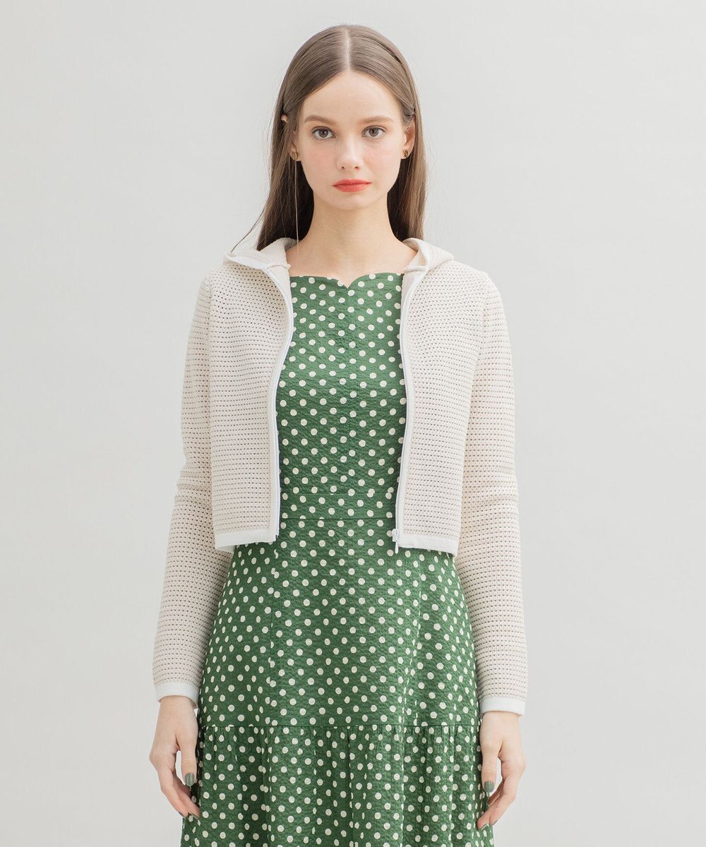 TOCCA 【洗える！】SCOOP フーディボレロ 