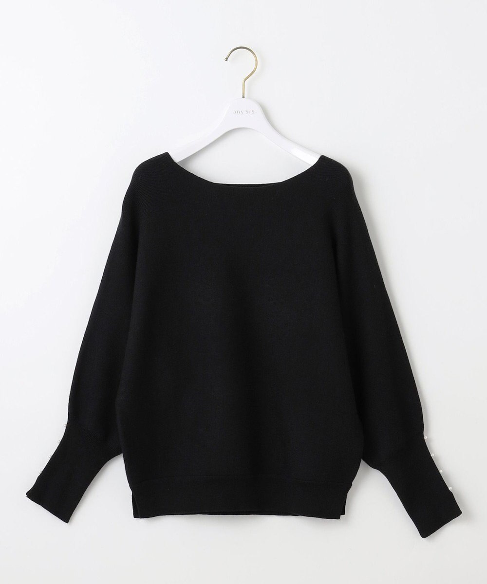 ANY SIS 【洗える・セットアップ可】アンチピリングドルマン畔 ニット 