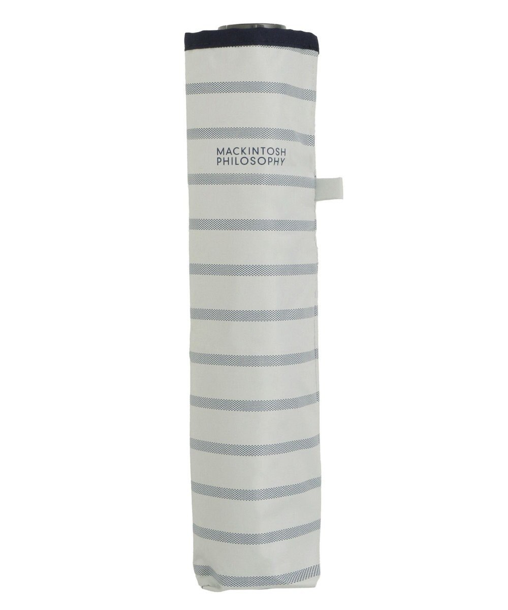 MOONBAT 【大きめ】マッキントッシュ フィロソフィー 晴雨兼用日傘 折りたたみ傘 ボーダー／遮光 遮熱 UV 