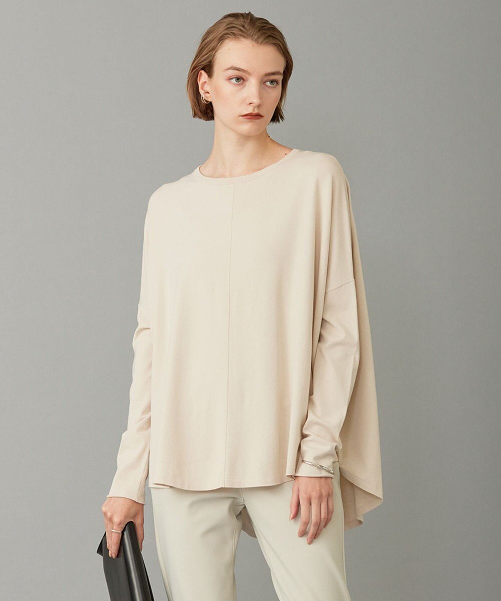 ICB 【洗える】ヴィスコースワイド プルオーバー 