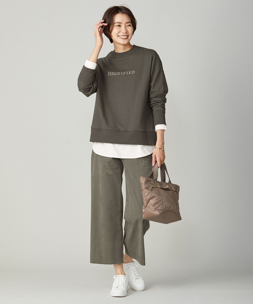 J.PRESS LADIES 【吸水速乾】プレーティングジャージー シャツテール カットソー 