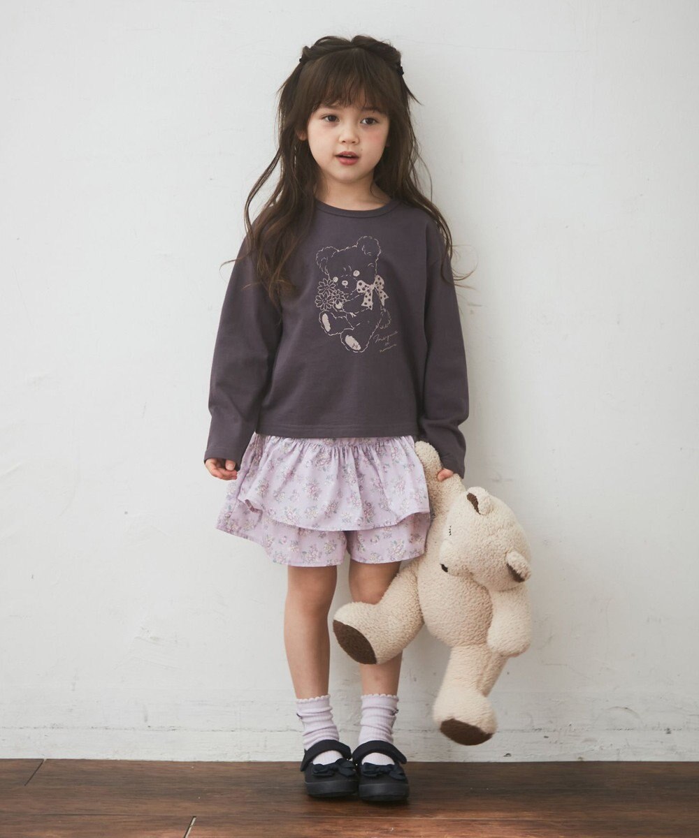 ANY KIDS 柄キュロット 