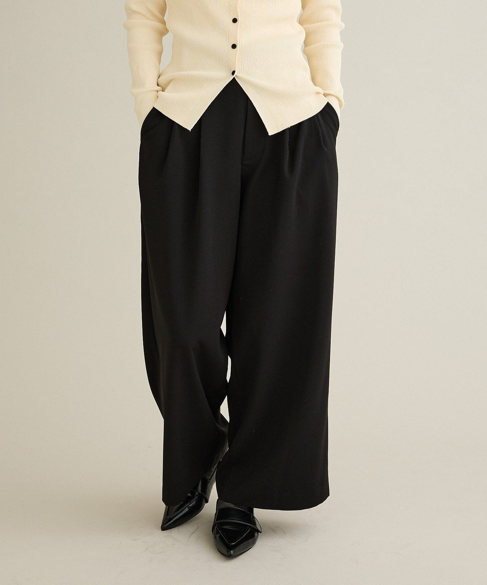 CRAFT STANDARD BOUTIQUE ハイウェストベルトワイドパンツ 