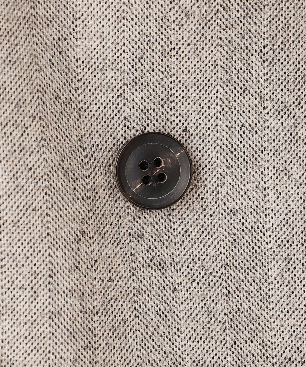 BEIGE， NATION / ウールヘリンボーンダブルジャケット 