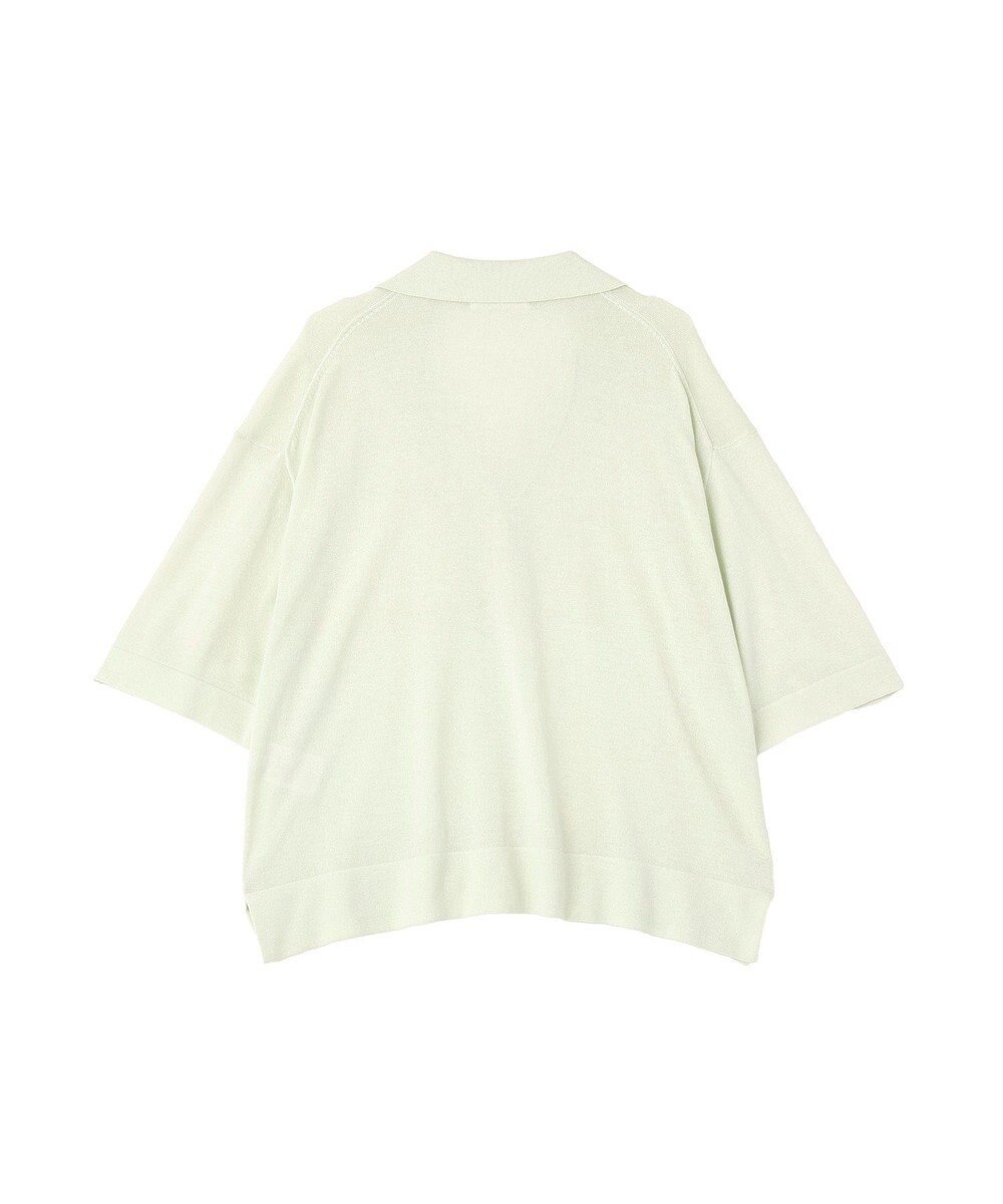 AMERICAN HOLIC 襟付き5分袖ニットカーディガン 