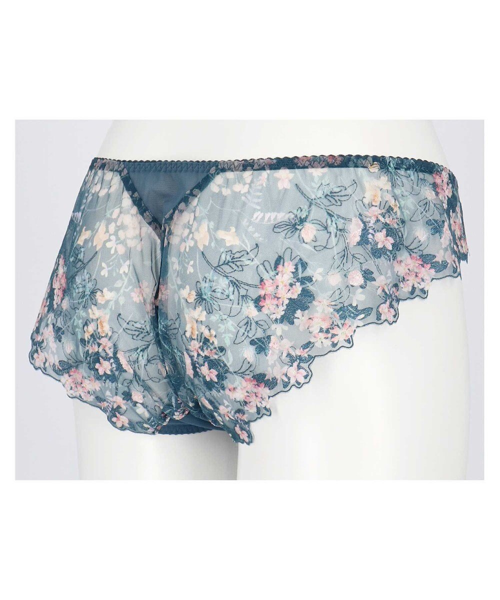 une nana cool Accent flower バックスタイルまでかわいい 総レースショーツ 