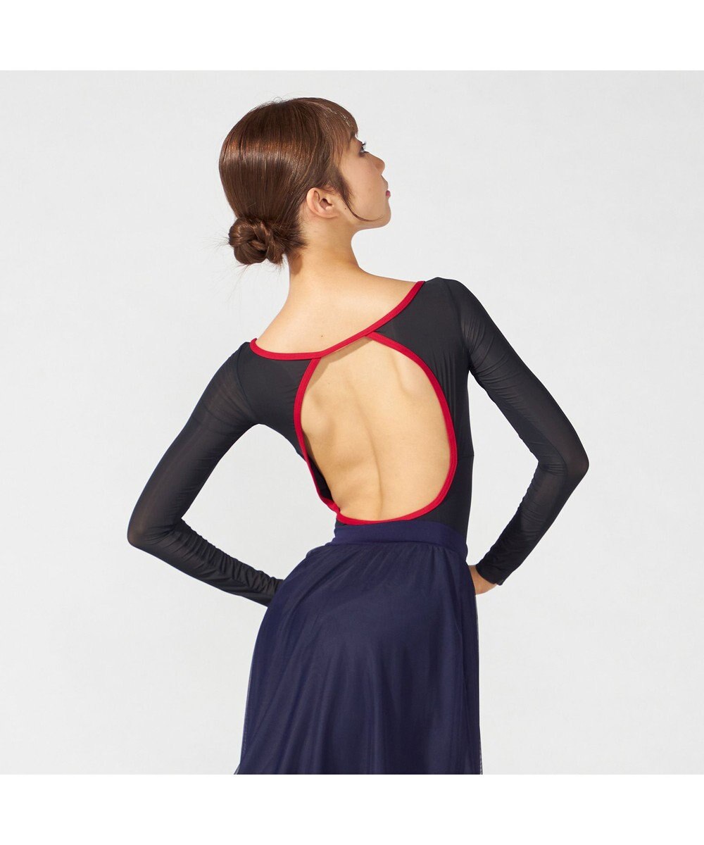 Chacott 【MADOKA SUGAI】ロングスリーブレオタード 