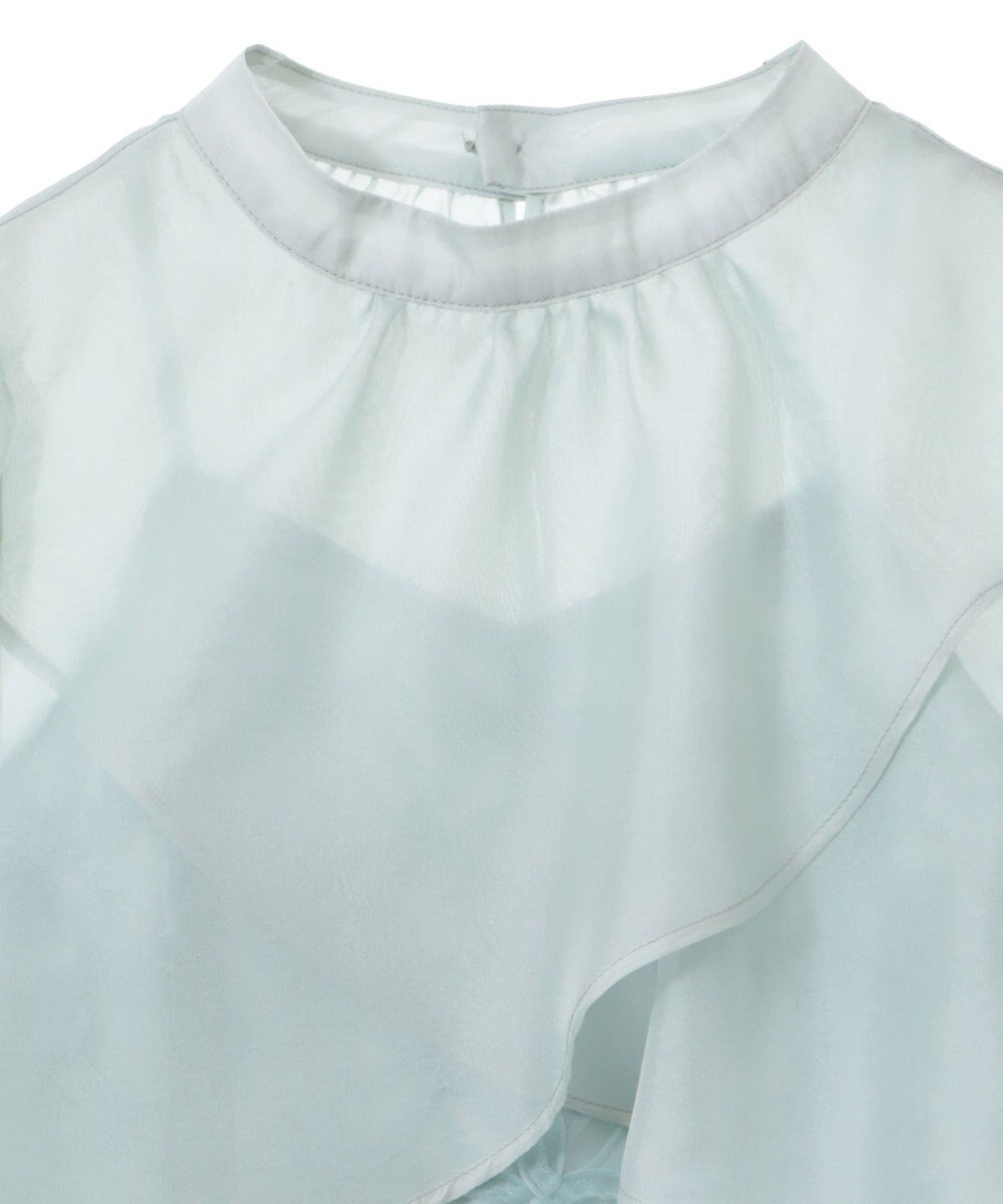 earth music&ecology SET2点シアーブラウス＋3Dレースワンピース 