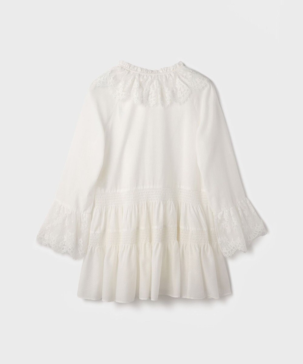 GRACE CONTINENTAL レースカラーチュニックブラウス 