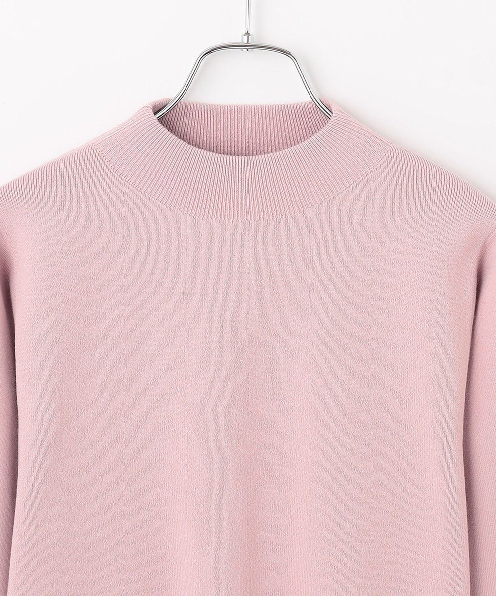 #Newans 【洗える】スクエアショルダーポイントニット 