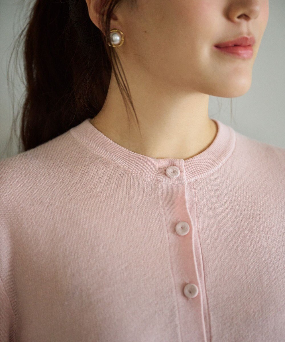 #Newans 【カシミヤ混】コンパクトニットカーディガン 