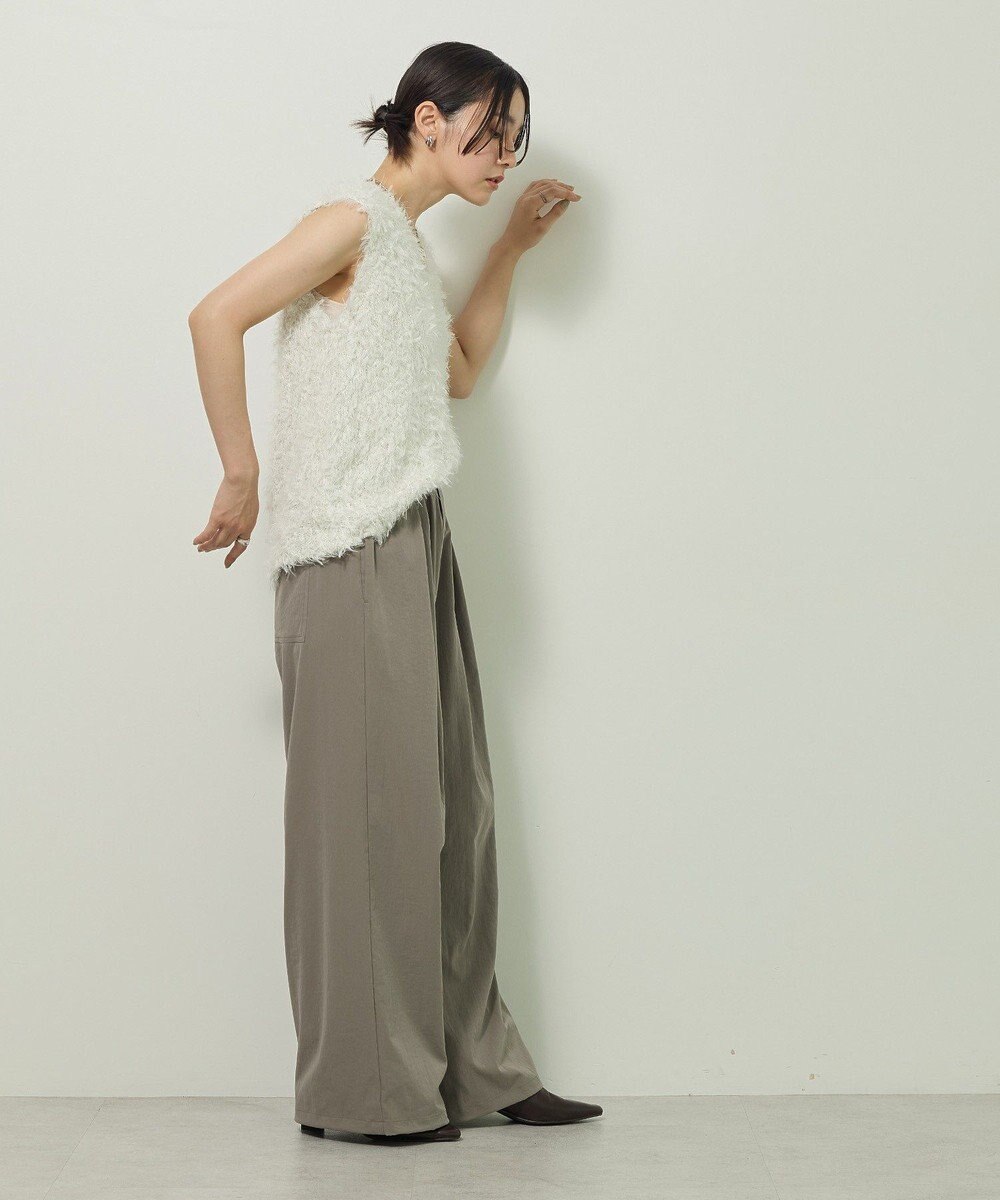 Green Parks フェザーヤーンニットベスト 