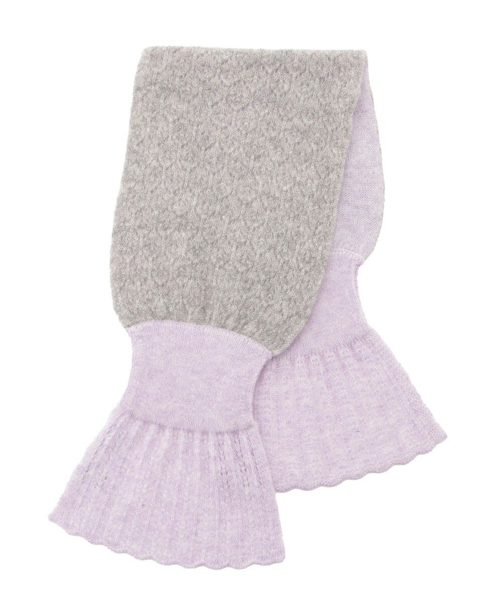 MOONBAT mila schon カシミヤ100%レーシーニットプチマフラー 