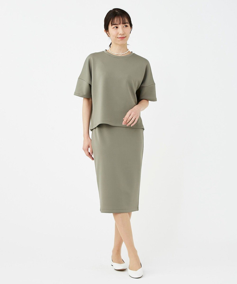 KASHIYAMA 【抗菌繊維】スタイリッシュジャージー トップス 