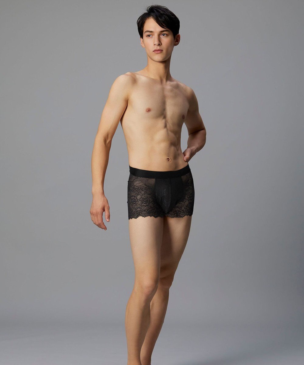 WACOAL MEN ボクサーパンツ 【レースボクサー】 美しさと快適さを追求 通気性 前閉じ WT3822 /ワコールメン 