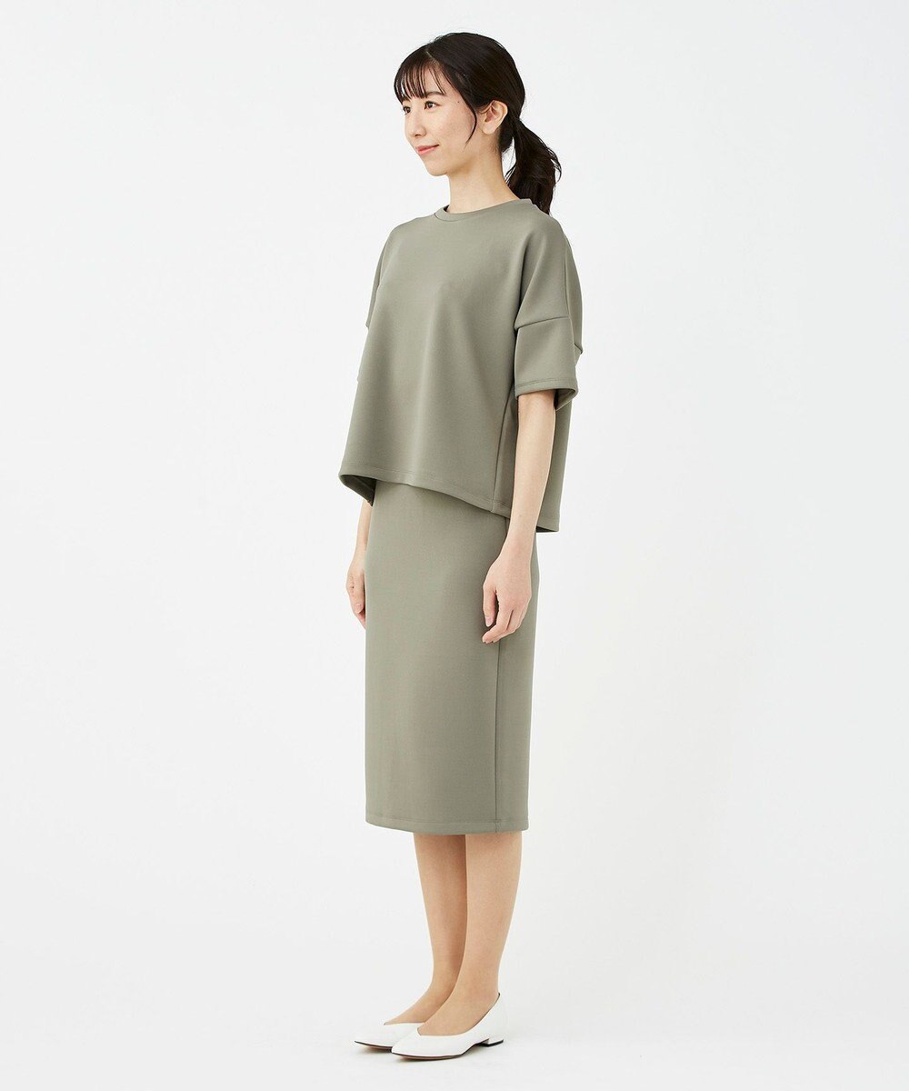 KASHIYAMA 【抗菌繊維】スタイリッシュジャージー トップス 