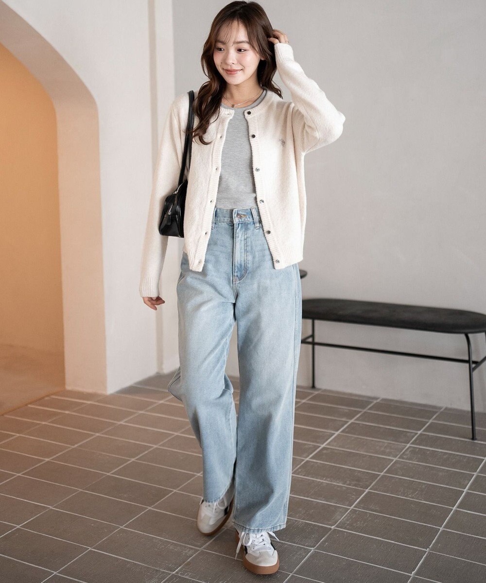 WEGO 【WEB限定/25年秋冬新作】別注USPOLO微起毛カーデ 