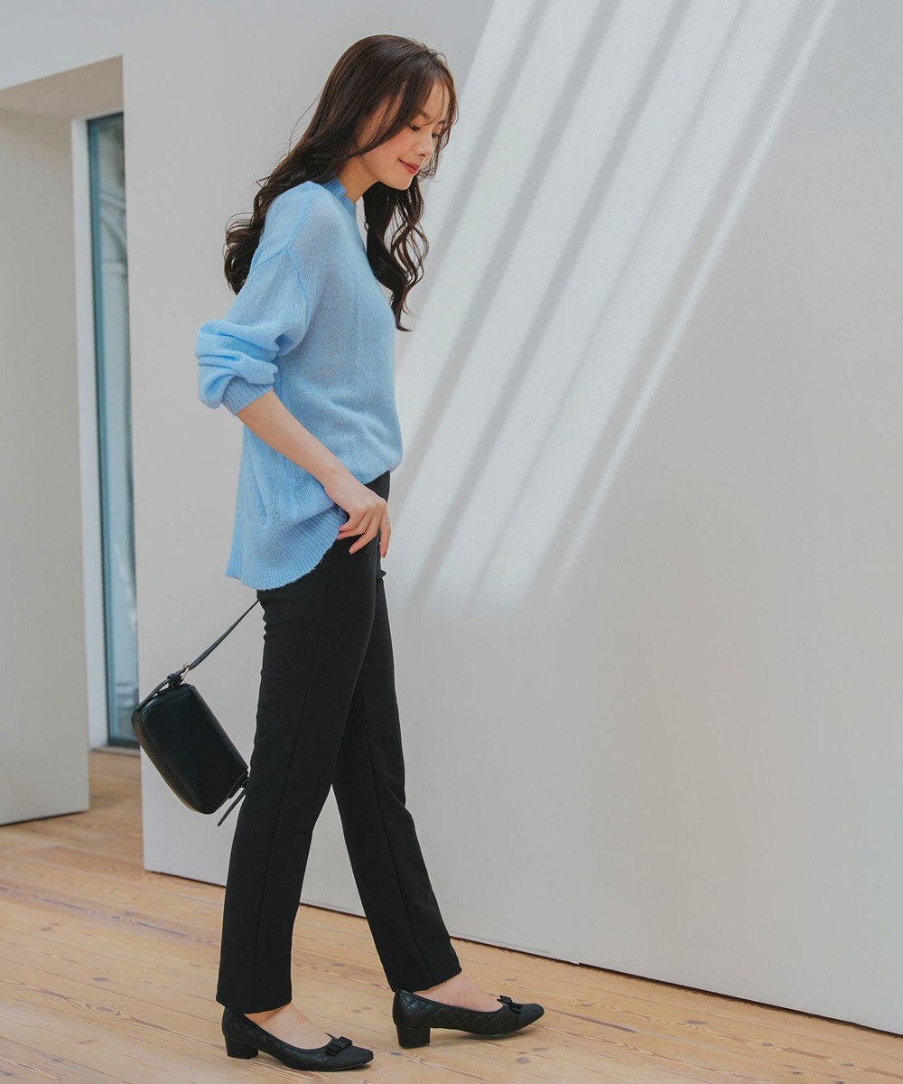 Tiaclasse 【安田美沙子さん着用・新色追加・日本製】すふれ起毛ストレートパンツ 