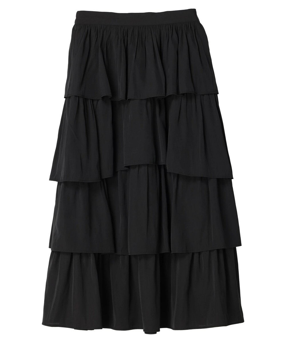 earth music&ecology フリルティアードスカート 