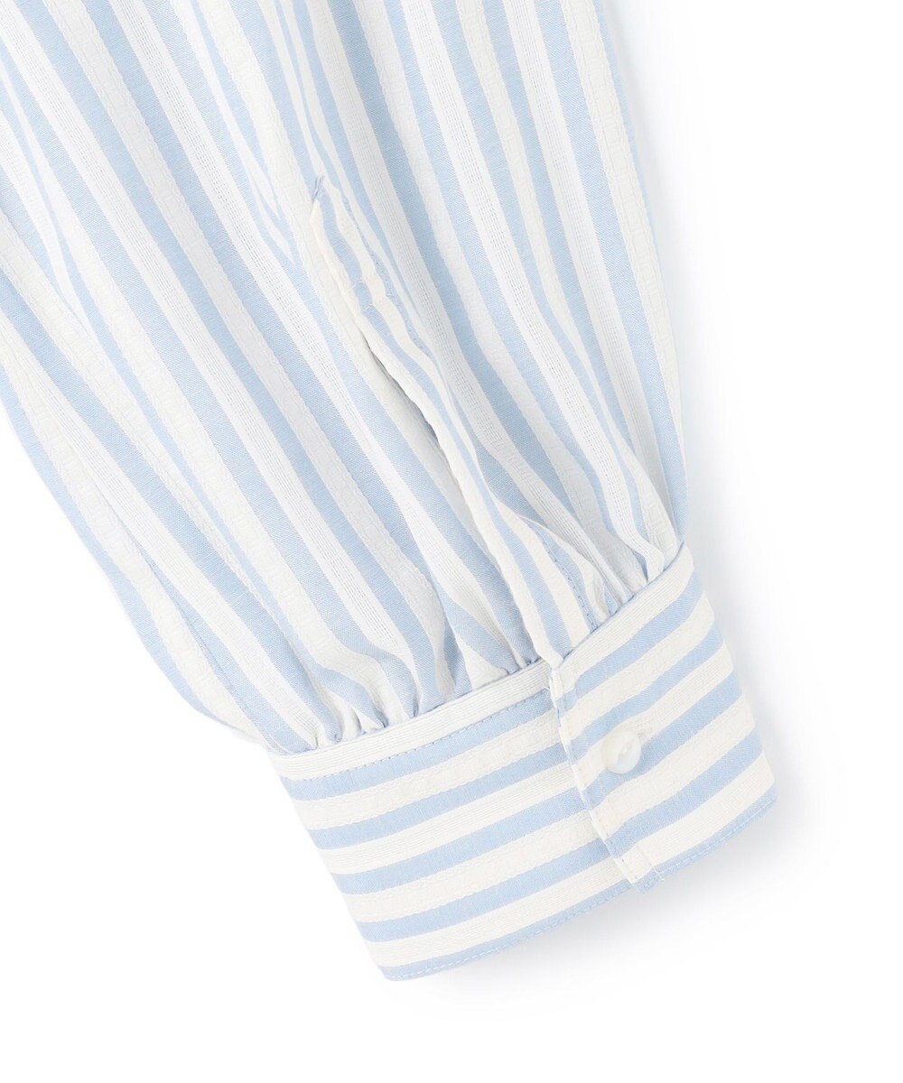 J.PRESS YORK STREET 【WOMEN】サイドドローストリング シャツブラウス 