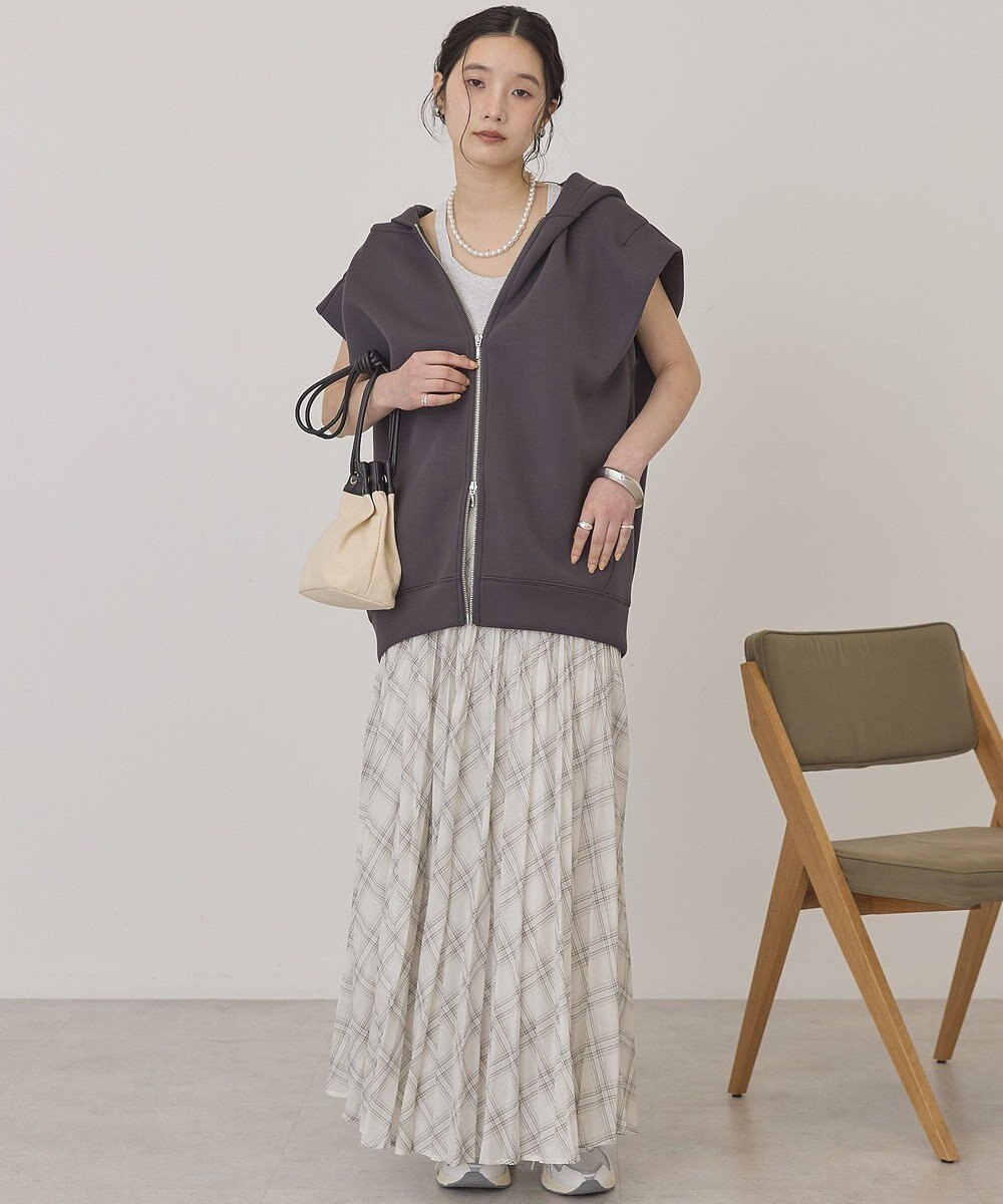 AMERICAN HOLIC 【選べる丈】チェックシアープリーツスカート 