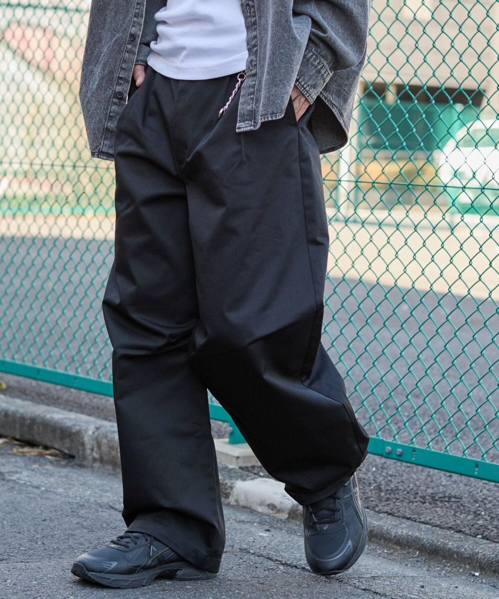 WEGO キーチャーム付きチノカーブパンツ 