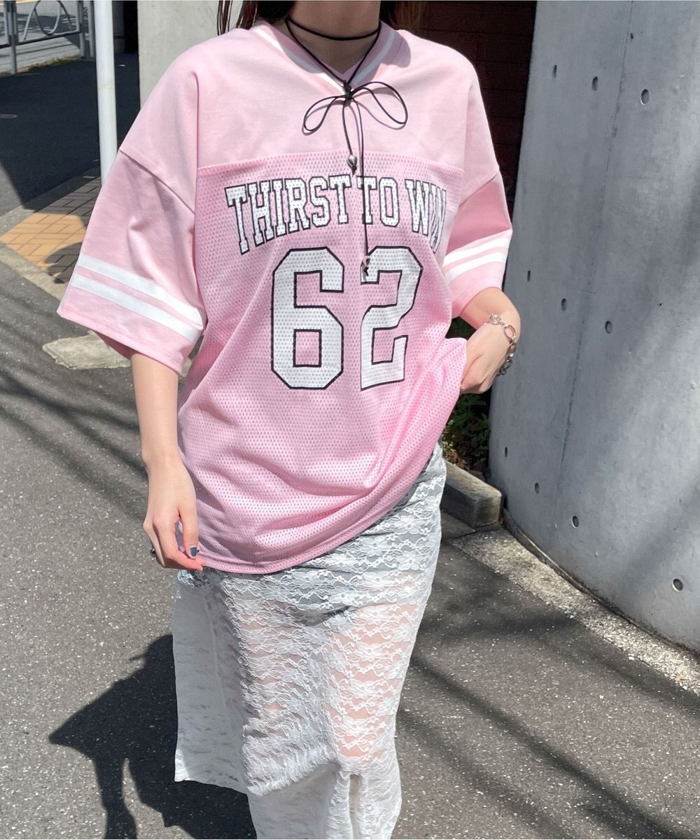 WEGO ナンバリングメッシュビッグT 