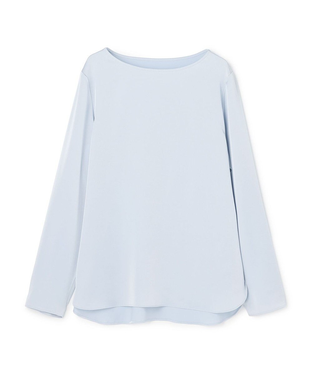 UNFILO サテン レイヤードブラウス 