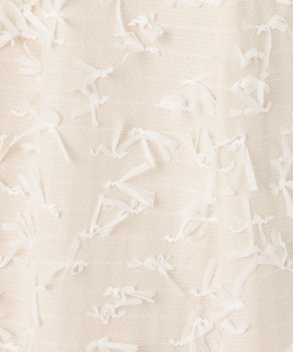 GRACE CONTINENTAL リボンヤーンフレアパンツ 