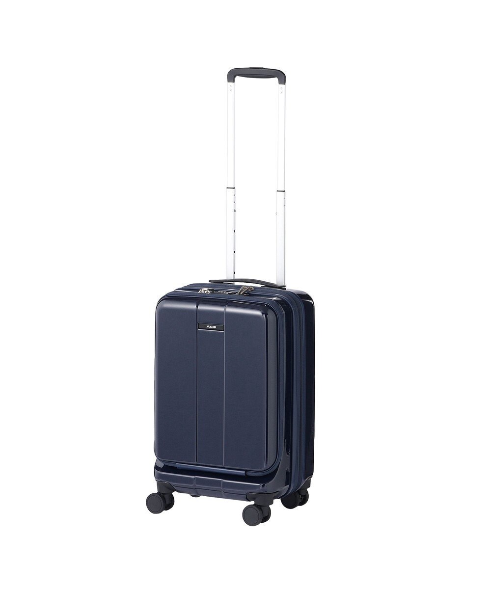 【色: ペールブルー】[イノベーター] スーツケース ラージサイズ 多機能モデル