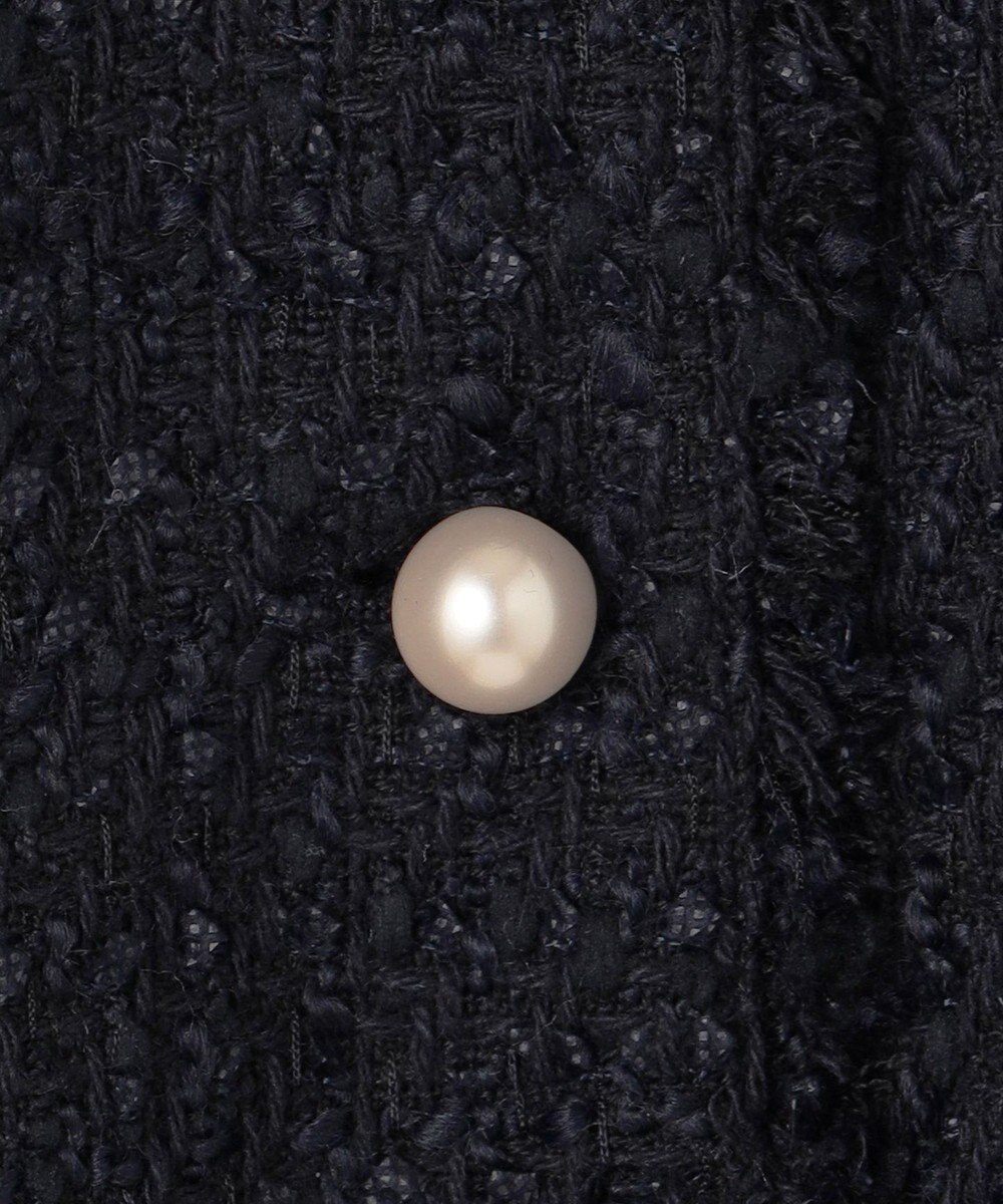 組曲 【KUMIKYOKU NAVY】ファンシーツイード 2WAYジャケット 