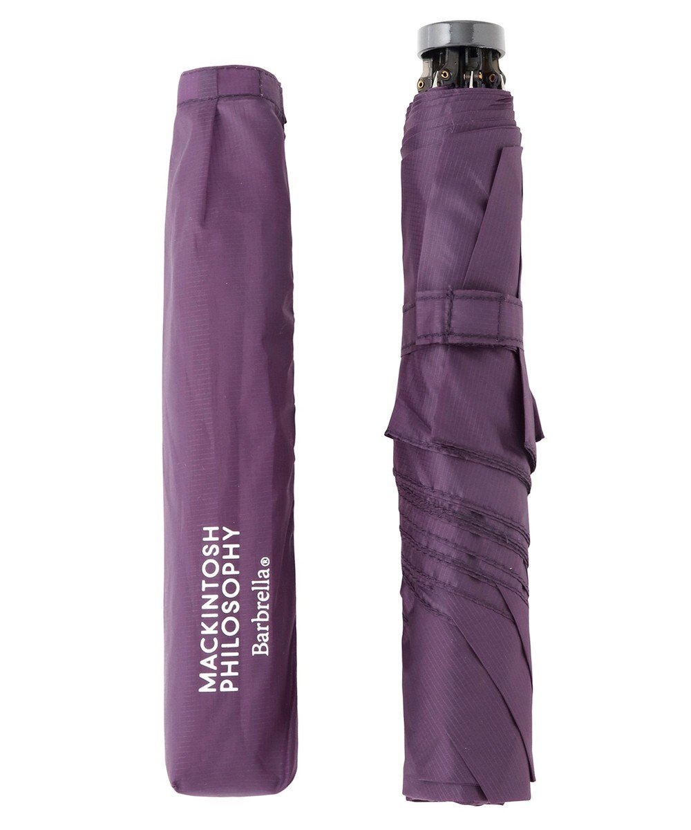 MOONBAT 【大きめ】マッキントッシュ フィロソフィー 折りたたみ傘 Barbrella 超軽量 約85g 無地 55cm 