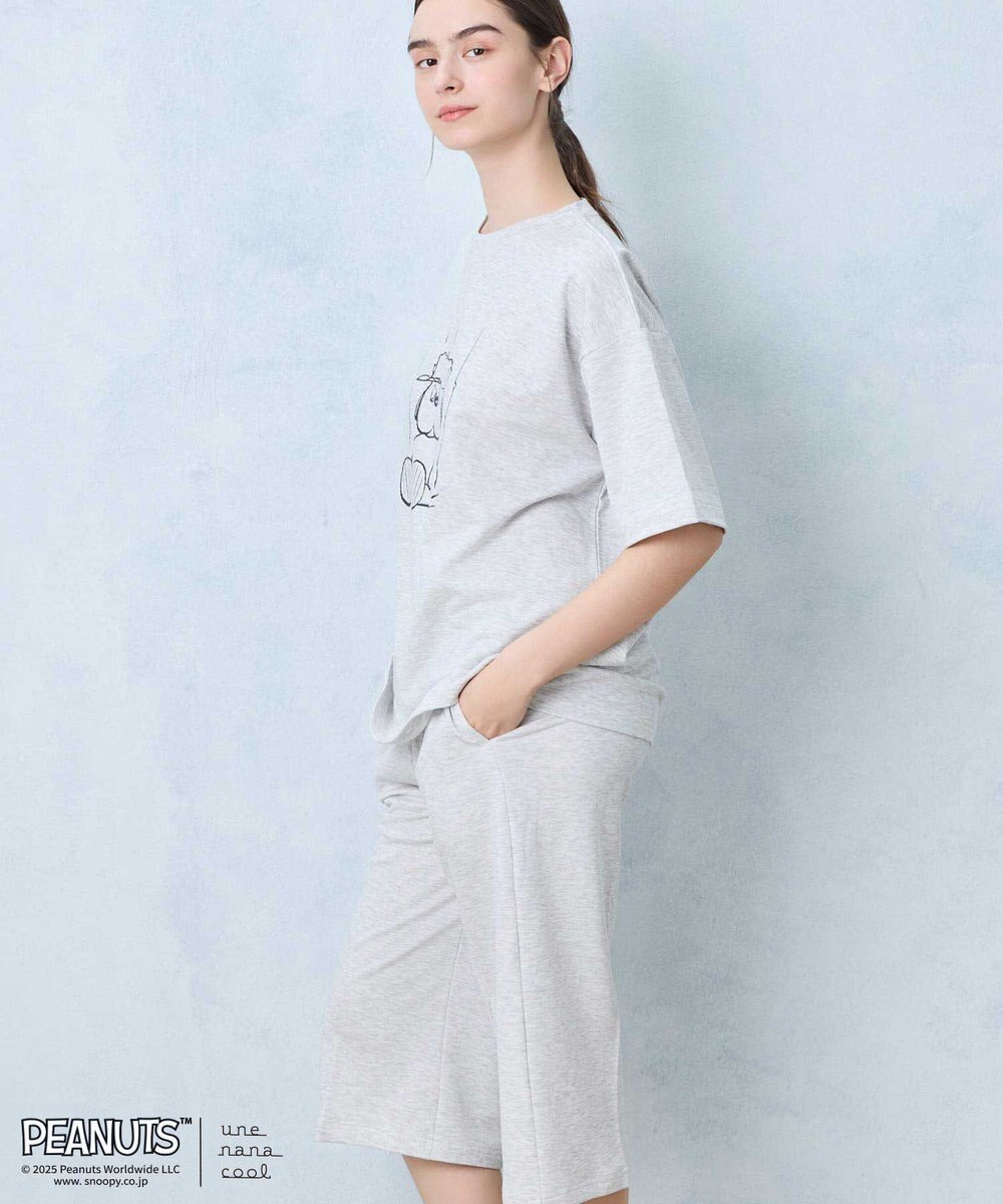 une nana cool 【綿混】やわらか天竺パジャマ PEANUTS × une nana cool 